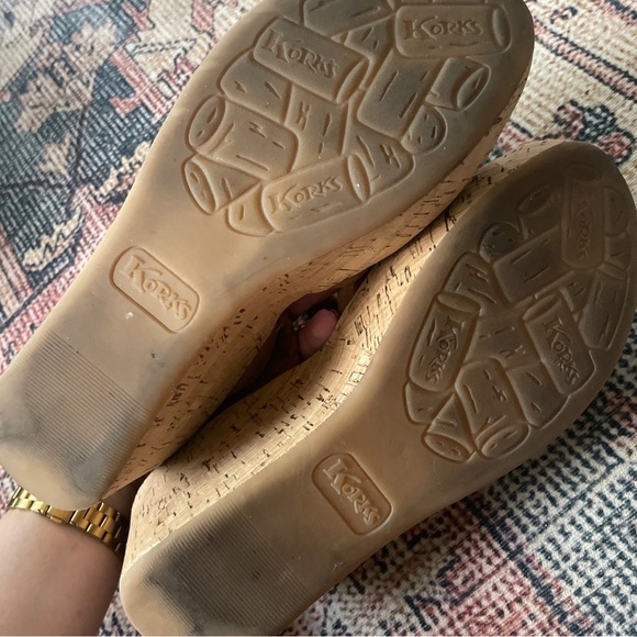 Korks Wedge Heel Sandals - Picture 3 of 6